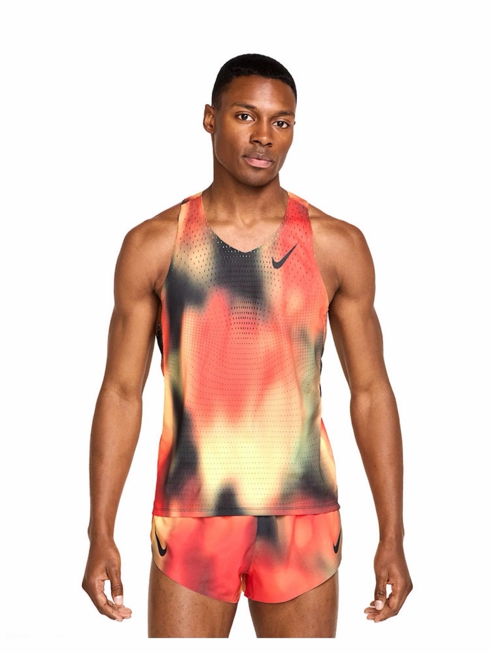Nike AeroSwift Elite Tank Top and running short set . Size Large